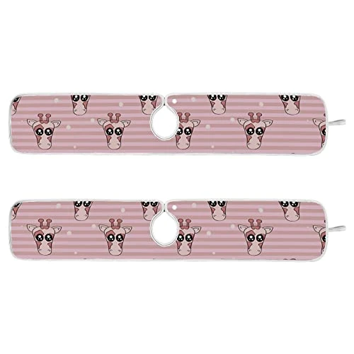 Kcldeci 2 Pack Faucet Mat Splash Guard For Kitchen Sink,Cute Giraffe Stripe 23x5 Inch Faucet Handle Drip Catcher Tray Absorbent Mat Fast Dry Mat For Kitchen, Bathroom 2 Kcldeci 2 Pack Faucet Mat Splash Guard For Kitchen Sink,Cute Giraffe Stripe 23x5 Inch Faucet Handle Drip Catcher Tray Absorbent Mat Fast Dry Mat For Kitchen, Bathroom - Image 2