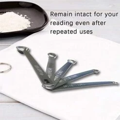 Measuring Spoons Set, Heavy Duty Stainless Steel Measuring Spoons, Mini Measuring Spoon For Cooking Baking, Tablespoon Teaspoon For Dry Or Liquid Ingredients, Fits In Spice Jar,set Of 5 -Peugeot Shop 417GBT8numL
