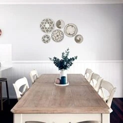 Handmade Woven Wall Basket Decor - Set Of 6 Hanging Seagrass Baskets For Rustic, Trendy, All Natural Home Decor With Boho Style | Decorative, Round Baskets Perfect For Stylish Wall Displays 14 Handmade Woven Wall Basket Decor - Set Of 6 Hanging Seagrass Baskets For Rustic, Trendy, All Natural Home Decor With Boho Style | Decorative, Round Baskets Perfect For Stylish Wall Displays -Peugeot Shop 417Kd74HNJL