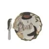 And Floyd Mistletoe Merriment Snack Plate With Spreader, 2-Piece, Assorted