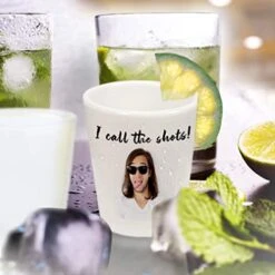 Hot Glasses Bar Accessories Custom Personalized Photo Picture & Text Alcohol Bar Supplies 1 Shot Ceramic 2 Oz -Peugeot Shop 417UbzehvtL