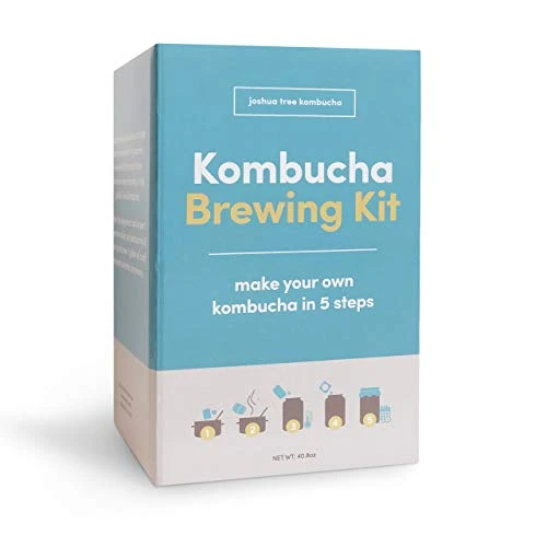 Joshua Tree Kombucha Complete Starter Kit – Kombucha SCOBY With Strong Starter Tea, 1 Gallon Glass Fermenting Jar, Cloth Cover, Temperature Strip, PH Test Strips, Step-by-Step Brewing Instructions 2 Joshua Tree Kombucha Complete Starter Kit – Kombucha SCOBY With Strong Starter Tea, 1 Gallon Glass Fermenting Jar, Cloth Cover, Temperature Strip, PH Test Strips, Step-by-Step Brewing Instructions - Image 2