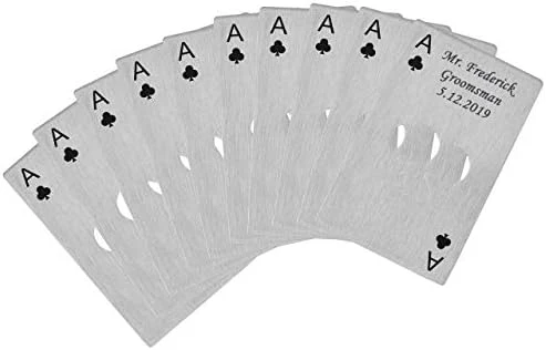 Bottle Opener, Yoption 10pcs Stainless Steel Credit Card Size Casino Beer Bottle Opener For Wedding Party Groomsmen Bridesmaid Gifts 11 Bottle Opener, Yoption 10pcs Stainless Steel Credit Card Size Casino Beer Bottle Opener For Wedding Party Groomsmen Bridesmaid Gifts - Image 11