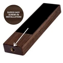 Chalkboard Beer Tap Handles - 2-Pack Wooden Walnut Beer Tap Handles With Chalkboard And Pen - Best For Homebrew, Kegerators And Bars - Makes A Great Gift For Beer Lovers And Homebrewers -Peugeot Shop 417qwArO5SL