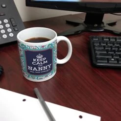 Nanny Mother's Day Gift Keep Calm Nanny Will Take Care Of It Gift Coffee Mug Tea Cup Paisley -Peugeot Shop 417x8fRotjL