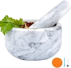 Mortar And Pestle Set Polished Natural Marble Stone Guacamole Molcajete Bowl With Base Silicone Pad,Matching Stainless Spoon And Matching Small Brush (Large, White Gray) 21 Mortar And Pestle Set Polished Natural Marble Stone Guacamole Molcajete Bowl With Base Silicone Pad,Matching Stainless Spoon And Matching Small Brush (Large, White Gray) -Peugeot Shop 4183CngZlL. AC