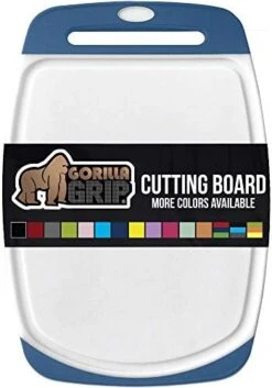 Reversible, Oversized, Thick Cutting Board, Easy Grip Handle, Deep Juice Grooves, Slip Resistant, Large Kitchen Chopping Boards For Meat, Veggies, Fruits, Dishwasher Safe, 16x11.2, Mint -Peugeot Shop 4185wI32CL. AC