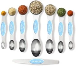 Magnetic Measuring Spoons Set Stainless Steel Sauce Spoons Fits In Spice Jars Set Of 8 Is Oil, Salt, Sauce And Vinegar Measuring Tool (Red) 15 Magnetic Measuring Spoons Set Stainless Steel Sauce Spoons Fits In Spice Jars Set Of 8 Is Oil, Salt, Sauce And Vinegar Measuring Tool (Red) -Peugeot Shop 418EzNweacL. AC