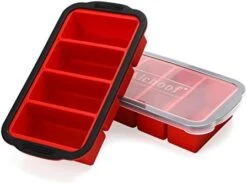 1-Cup Extra Large Freezing Tray For Soup,broth,sauce Or Butter,2 Pack Ice Cube Trays With Lid, Silicone Freezer Container Molds Soup Trays -makes Four Great Portions 1cup Cube(2 PACK, Blue) 15 1-Cup Extra Large Freezing Tray For Soup,broth,sauce Or Butter,2 Pack Ice Cube Trays With Lid, Silicone Freezer Container Molds Soup Trays -makes Four Great Portions 1cup Cube(2 PACK, Blue) -Peugeot Shop 418GNlTKvEL. AC