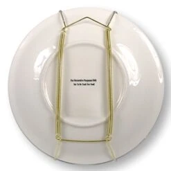 Rass Vinyl Coated Plate Hanger 10 To 14 Inch Pack Of 4 Hangers - Plate Hangers For The Wall -Peugeot Shop 418IcSzl8WL
