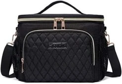 Insulated Lunch Bag For Women/Men, Leakproof/Expandable/2 Compartment (10L+4L) Cooler Tote Bag For Work School Outdoor, Wide Open Thermal Meal Prep Lunch Organizer Box For Kids/Adults, Purple -Peugeot Shop 418JEhGA2sS. AC