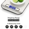 Food Scale Digital Kitchen Scale For Food Ounces And Grams, Small Electronic Pocket Scale For Weight Loss, Baking, Cooking, Coffee, Jewelry, 11lb/5kg, 0.01oz/0.1g Precision (Batteries)