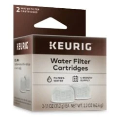 Keurig® Water Filter Refill Cartridges, Replacement Water Filter Cartridges, Compatible With 2.0 K-Cup Pod Coffee Makers, 2 Count