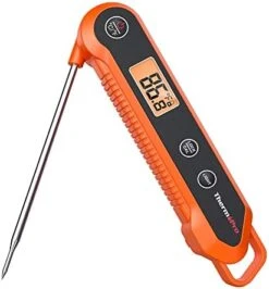 Digital Instant Read Meat Thermometer For Grilling Waterproof Kitchen Food Thermometer With Calibration & Backlight Smoker Oil Fry Candy Thermometer -Peugeot Shop 418aQOfDlFL. AC