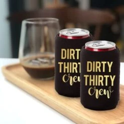 Irty Thirty Crew Can Coolers, 30th Birthday Party Coolies, Set Of 12, Black/White And Gold Thirtieth Birthday Cup Coolers, Perfect For Birthday Parties, Birthday Decorations (Black, Regular) 12 Irty Thirty Crew Can Coolers, 30th Birthday Party Coolies, Set Of 12, Black/White And Gold Thirtieth Birthday Cup Coolers, Perfect For Birthday Parties, Birthday Decorations (Black, Regular) -Peugeot Shop 418csHosUPL