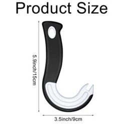 2 Pieces Easy Open Ring Pull Can Opener Easy Grip Opener Ring-Pull Helper For Ring Pull Tab Cans Tins Bottles