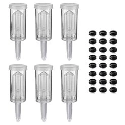 Brewing Airlock Kit, 24 Airlock Grommet And 6 Fermentation Airlocks, Wine Airlock, Used For Brewing Wine, Sauerkraut, Pickles, Etc. Airlock Kit, FDA Transparency Upgrade