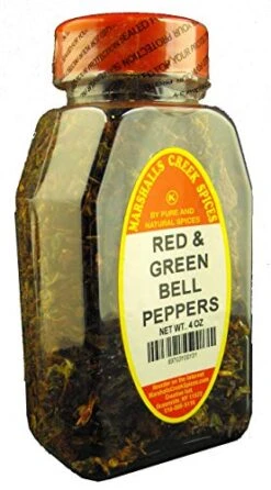 Marshall’s Creek Spices Red And Green Bell Peppers, 4 Ounce