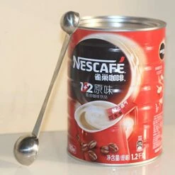 Coffee Scoop 5ml & 15ml Long Handle Stainless Steel Teaspoon & Tablespoon 1pc (1Tsp & 1Tbsp) With Tick Mark For Coffee Or Baking -Peugeot Shop 418oix6I6RL