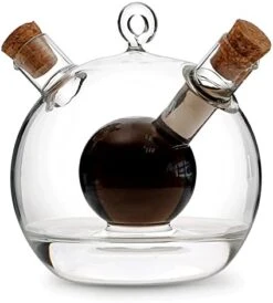 2 In 1 Oil And Vinegar Dispenser Cruet Bottle, Kitchen Supplies Glass Olive Oil And Balsamic Vinegar Cruet Bottle With Cork Stoppers, Hand-blown Glass Jar (Ball Shape) 16 2 In 1 Oil And Vinegar Dispenser Cruet Bottle, Kitchen Supplies Glass Olive Oil And Balsamic Vinegar Cruet Bottle With Cork Stoppers, Hand-blown Glass Jar (Ball Shape) -Peugeot Shop 418vW9eZ2BL. AC