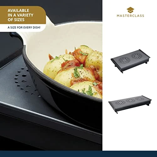 Professional Triple Table-Top Tea Light Food/Plate Warmer, Small (4-5 Inches), Black/Grey 5 Professional Triple Table-Top Tea Light Food/Plate Warmer, Small (4-5 Inches), Black/Grey - Image 5