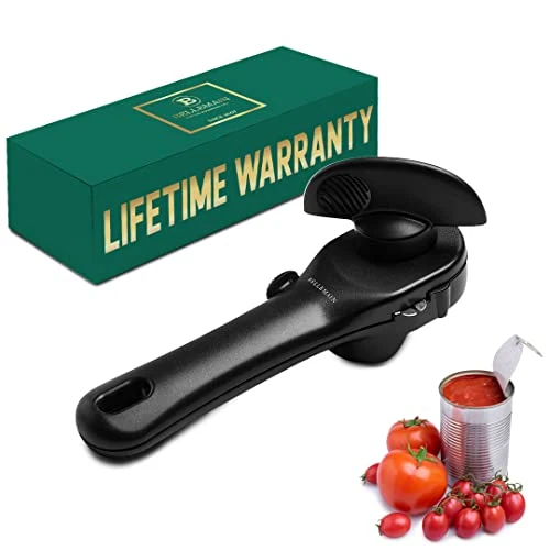 - Safe Cut Stainless Steel Ergonomic Can Opener, Manual | Smooth Edge Stainless Steel Can Opener Perfect For Home Chefs And Restauraunts 1 - Safe Cut Stainless Steel Ergonomic Can Opener, Manual | Smooth Edge Stainless Steel Can Opener Perfect For Home Chefs And Restauraunts