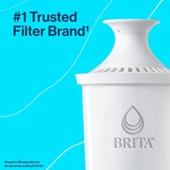 Brita XL Water Filter Dispenser For Tap And Drinking Water With 1 Standard Filter, Lasts 2 Months, 27-Cup Capacity, BPA Free, Grey -Peugeot Shop 4199LIx80tL 2