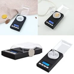 50g/1.7637oz High Precision Digital Milligram Scale, 0.001g /0.0001oz Accuracy, Portable Jewelry Scale Digital Weight With Calibration Weights Tweezers And Weighing Pans -Peugeot Shop 419ACATk4OL