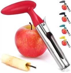 Premium Apple Corer Tool - Easy To Use And Clean - Sturdy Apple Core Remover With Sharp Serrature - Stainless Steel Corers For Apple And Pear - Core Fruits With Ease(Red) 17 Premium Apple Corer Tool - Easy To Use And Clean - Sturdy Apple Core Remover With Sharp Serrature - Stainless Steel Corers For Apple And Pear - Core Fruits With Ease(Red) -Peugeot Shop 419P87IJi1L. AC