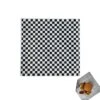 100 Sheets Black And White Checkered Dry Waxed Deli Paper Sheets, Grease Resistant Checkered ,Checkered Paper ,Deli Liner ,Checkered Paper Liners ,Checkered Basket Liners/Deli Paper (11.5''x11.5'')
