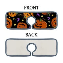 15" Microfiber Cloth Kitchen Faucet Absorbent Mat Splash Guard Drip Water Catcher Countertop Drying Protector Pads Faucet Behind For Bedroom Farmhouse Orange Halloween Pumpkins With Bats Stars 18 15" Microfiber Cloth Kitchen Faucet Absorbent Mat Splash Guard Drip Water Catcher Countertop Drying Protector Pads Faucet Behind For Bedroom Farmhouse Orange Halloween Pumpkins With Bats Stars -Peugeot Shop 419TQpcikAL