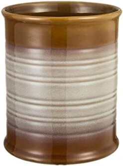 Nihow Kitchen Utensil Holder: 7.2 Inch Extra Large Ceramic Utensil Holder For Countertop - Stable Utensil Crock For Kitchen Counter Decor - Elegant Blue & Black (1PC) 14 Nihow Kitchen Utensil Holder: 7.2 Inch Extra Large Ceramic Utensil Holder For Countertop - Stable Utensil Crock For Kitchen Counter Decor - Elegant Blue & Black (1PC) -Peugeot Shop 419VZEKY2L. AC