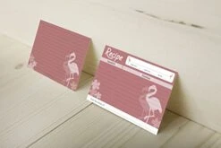 Pink Flamingo Design Set Double Sided Family 4x6 Recipe Cards, Set Of 50 7 Pink Flamingo Design Set Double Sided Family 4x6 Recipe Cards, Set Of 50 -Peugeot Shop 419W1G7XR1L
