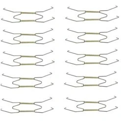 10PCS 8” Invisible Wall Plate Hanger/Tray Display Hanger Brass Coated Holds 7.5" To 8.8" Plates