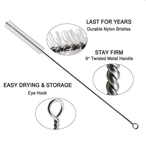 Professional Stainless Steel Spring Loaded Bottle Filler 14" With 6.5 Feet Of Tubing - Beer, Wine, Kombucha With Filler Brush And 6.5 Feet 5/16" ID Of Tubing By Ubrewusa 4 Professional Stainless Steel Spring Loaded Bottle Filler 14" With 6.5 Feet Of Tubing - Beer, Wine, Kombucha With Filler Brush And 6.5 Feet 5/16" ID Of Tubing By Ubrewusa - Image 4