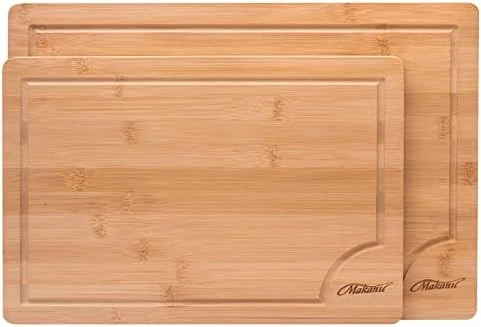 Bamboo Cutting Board Large 15 Inch, With Juice Groove, Handles On Both Sides For Easy Pick Up, Smooth Surface, For Kitchen And Party, Cut Raw Food Such As Meat, Beef And Chicken 11 Bamboo Cutting Board Large 15 Inch, With Juice Groove, Handles On Both Sides For Easy Pick Up, Smooth Surface, For Kitchen And Party, Cut Raw Food Such As Meat, Beef And Chicken - Image 11