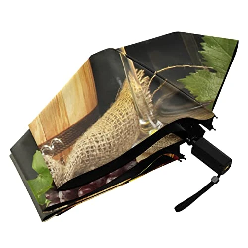 Parasol Folding Umbrella, Reinforced Windproof Waterproof, Portable Compact Anti-UV Sun Rain Protection For Travel Outdoor 3 Parasol Folding Umbrella, Reinforced Windproof Waterproof, Portable Compact Anti-UV Sun Rain Protection For Travel Outdoor - Image 3