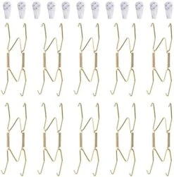 12 Pack Plate Hangers, 8 10 12 Inch Wall Plate Hangers And 16 Pack Wall Hooks, Compatible 7.5 To 12.5 Inch Decorative Plates, Antique China, Antique Plates And Arts -Peugeot Shop 419nRVyBQFL. AC