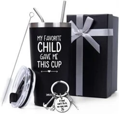 Dad Tumbler Gifts For Dad From Daughter Son - 20oz Stainless Steel Double-walled Insulated No Matter What Ugly Children Travel Mug Christmas, Birthday, Father's Day Gift Set With Lid & Straw 11 Dad Tumbler Gifts For Dad From Daughter Son - 20oz Stainless Steel Double-walled Insulated No Matter What Ugly Children Travel Mug Christmas, Birthday, Father's Day Gift Set With Lid & Straw -Peugeot Shop 419oIMYjQGL. AC