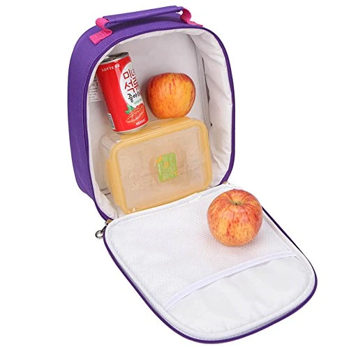 Yodo Kids Insulated Lunch Tote Bag With Name Tag For Girls, Butterfly 4 Yodo Kids Insulated Lunch Tote Bag With Name Tag For Girls, Butterfly - Image 4