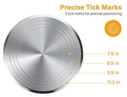 Aluminium Alloy Revolving Cake Stand 12 Inch Rotating Cake Turntable For Cake, Cupcake Decorating Supplies -Peugeot Shop 419uXxPYlfL