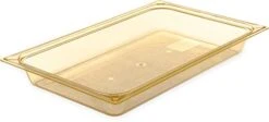 3086213 StorPlus High-Heat Third-Size Food Pan, 5.7 Qt. Capacity, 12-3/4 X 7 X 6", Amber (Case Of 6) -Peugeot Shop 419yA67XFJL