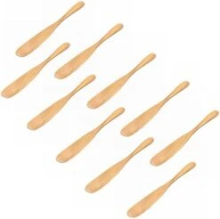 Set Of 10 Handmade Butter Jelly Spreader Cheese Knife (Brown Narrow) -Peugeot Shop 41A1Vbtrg1L. AC