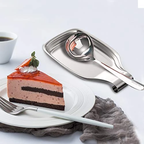 Spoon Rest For Stove Top, Amytalk 8 X 4 Inch Large Stainless Steel Spoon Rest Heavy Duty Holder For Kitchen, Spatula Ladle, Brush And Other Cooking Utensils 5 Spoon Rest For Stove Top, Amytalk 8 X 4 Inch Large Stainless Steel Spoon Rest Heavy Duty Holder For Kitchen, Spatula Ladle, Brush And Other Cooking Utensils - Image 5