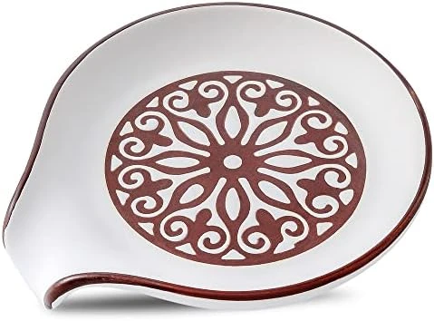 Ceramic Stable Spoon Rest, Extra Large Spoon Holder For Kitchen Counter/Counter Top/Stove Top, Dishwasher Safe, Modern White Farmhouse Kitchen Spoon Décor 9 Ceramic Stable Spoon Rest, Extra Large Spoon Holder For Kitchen Counter/Counter Top/Stove Top, Dishwasher Safe, Modern White Farmhouse Kitchen Spoon Décor - Image 9