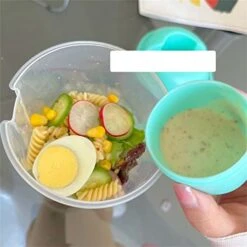 ALLMRO Water Bottle Shaker Bottles Fresh Fruit Container Fresh Fruit; Vegetable Salad Cup Food Shaker With Dressing Container & Fork 5 ALLMRO Water Bottle Shaker Bottles Fresh Fruit Container Fresh Fruit; Vegetable Salad Cup Food Shaker With Dressing Container & Fork -Peugeot Shop 41AKbiUxd6L