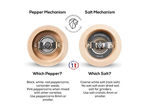 Peugeot Mignonnette Silver-Plated Salt Mill, 10cm/4-Inch 2 Peugeot Mignonnette Silver-Plated Salt Mill, 10cm/4-Inch - Image 2