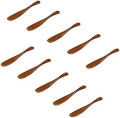 Set Of 10 Handmade Butter Jelly Spreader Cheese Knife (Brown Narrow) -Peugeot Shop 41ARBDsbEhL. AC