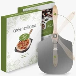 Reenerhome Pizza Peel- Paddle - Spatula - Metal- Premium Stainless Steel Pizza Peel 12 Inch- Aluminum Free Large Wood Folding Pizza Peel Long Handle For Pizza Stones Grill And Outdoor Pizza Oven 10 Reenerhome Pizza Peel- Paddle - Spatula - Metal- Premium Stainless Steel Pizza Peel 12 Inch- Aluminum Free Large Wood Folding Pizza Peel Long Handle For Pizza Stones Grill And Outdoor Pizza Oven -Peugeot Shop 41ARCM1taL. AC