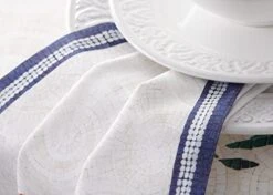 D' Hermine Napkins 100% Cotton Premium 20Inch X 20Inch Decorative Washable Cloth Napkin Easter Table Napkin For Dining, Kitchen, Parties & Camping - Mosaic (Set Of 4) 7 D' Hermine Napkins 100% Cotton Premium 20Inch X 20Inch Decorative Washable Cloth Napkin Easter Table Napkin For Dining, Kitchen, Parties & Camping - Mosaic (Set Of 4) -Peugeot Shop 41AThVsUhQL